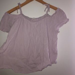 🔮💜Lavender open shoulder top